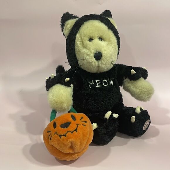 Starbucks 2002 Halloween 10" Inch Bearista Bear in Black Cat Meow Costume EUC - Picture 6 of 11
